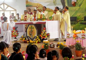 Blessing of New Parish in Tuikarmaw, Tripura
