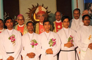 The Newly Finally Professed Brothers in Bangladesh