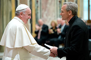 Pope Francis and Fr Jenkins