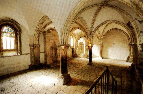 The Upper Room or Cenacle built where Jesus celebrated the Last Supper