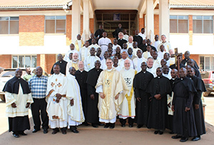 The Holy Cross contingent at the 2015 Final Vows in East Africa