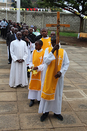 Procession For The Final Vows Mass In East Africa