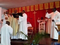 Holy Cross in Haiti Marks Holy Week with a Final Profession