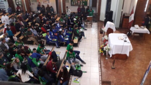 Mass during the Holy Cross Latin American Youth Gathering in Peru