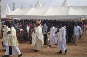 The Bishop attends the celebration inaugurating the new parish of St Anthony of Padua