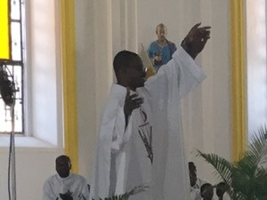 Newly Ordained Father Ginal Pierre
