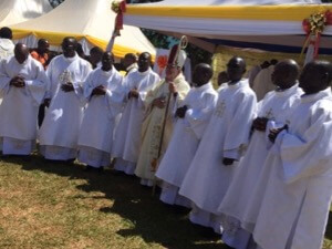 The Newly Finally Professed and Deacons in East Africa
