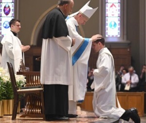Bishop Wack ordains Fr Brogan Ryan, CSC