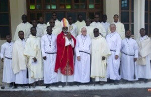 Archbishop Charles Gabriel Palmer Buckle at the District of West Africa's Celebration