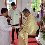 Mr. Sharon Pious, C.S.C., professed his Final Vows in the Province of Northeast India.