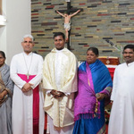 Fr. Arockia Raj, C.S.C., from the Vicariate of Tamil Nadu, in India, was ordained to the priesthood by the Most Rev. Nazarene Soosai.