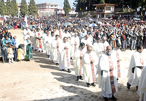 Good Shepherd Parish in Jongksha, India celebrates Golden Jubilee