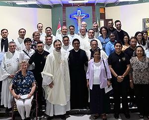 Br. Anthony Terrones, C.S.C., on February 25 became the first Final Professed Holy Cross brother from Peru.