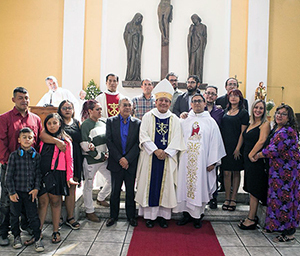 Fr. Gabriel Adrián Fuentes Velasco, C.S.C., was ordained to the priesthood at Nuestra Señora del Rosario de Andacollo Parish
