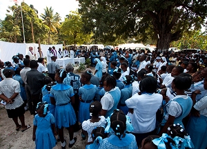 Mass in Haiti