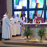 Communion at St. Kevin's Parish, Welland, Ontario, Canada