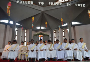 Deaconate Ordination Feb 2013 in India