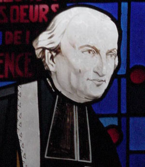 Stained Glass of Rev Dujarié