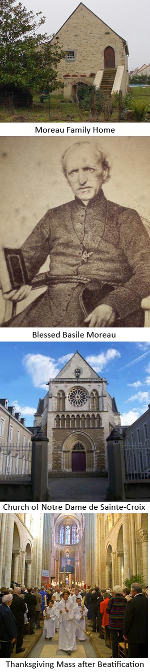 Blessed Basile Moreau Timeline