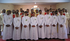 Eight Newly Professed in India