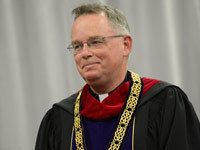 Rev. Denning Inaugurated as President at Stonehill College