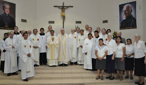 The Holy Cross Community with Armando at his Ordination
