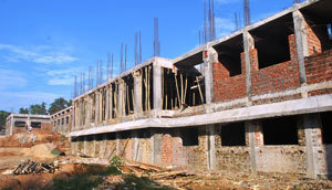 Construction at Holy Cross College, Agartala