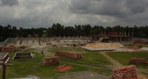 Construction at Notre Dame College Mymensingh