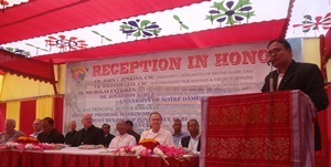 The Reception for the Leaders from the University of Notre Dame (US) at Notre Dame College, Mymensingh