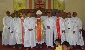 The two newly professed in Bangladesh