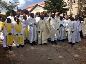 Mass with Bishop Kinyaiya