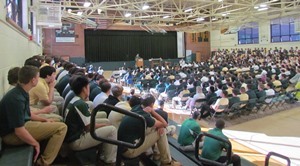 Saint Joseph Day Student Eucharist at Notre Dame High School, West Haven, CT