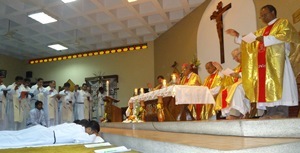 Litany of Saint at Final Vows in Bangladesh