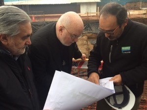 Fr O'Hara Reviews The Architecture Plans