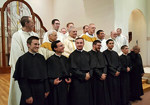 The Newly Professed In Colorado Along With Their Finally Professed Brothers In Holy Cross