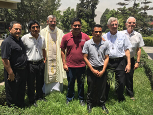 Fr José, Fr John, Fr Tom, And Br John With The New Novices