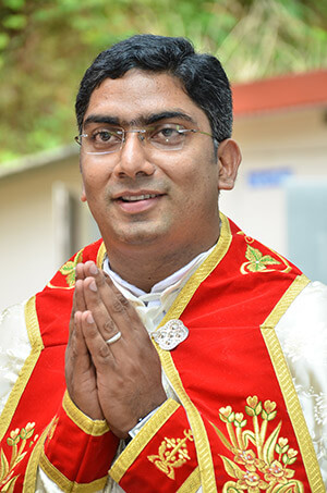 Fr Ajith After His Ordination Mass