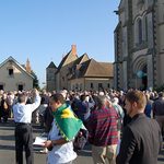 Beatification-Basile-Moreau,-Laigné-en-Belin,-pilgrims-CSC