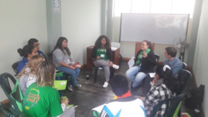 A Small Group during the Youth Gathering in Peru