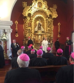 Pope Francis meets with Peruvian Bishops