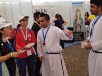 Holy Cross Gives International Witness at World Youth Day Vocations Fair