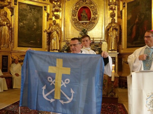 Presentation of the Holy Cross Flag to Notre-Dame de Garaison