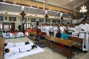 Litany of Saints in Bangladesh Final Profession