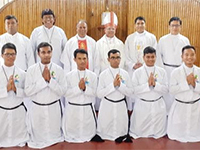 Bangladesh Celebrates 15 Newly Professed Holy Cross Religious