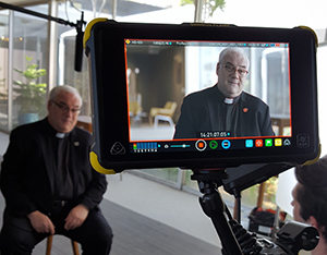 Fr. Guffey, C.S.C., Interview for movie Pray