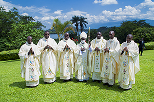 Ordination of Fr. Peter Aloyce Qorro, C.S.C, Fr. Gerald Kityo, C.S.C., Fr. Erasto Moshi Mao, C.S.C., Fr. Nichodemus Hassan Guerino, C.S.C., and Fr. John Baptist Ssemaganda, C.S.C.