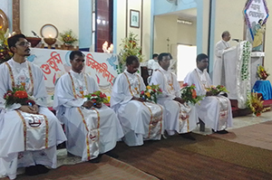 Ordination of Fr. Nitto Anthony Ekka (SHJ), who was ordained to the priesthood