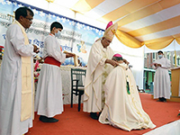 Archbishop Lawrence Subrata Howlader, C.S.C., Receives Pallium
