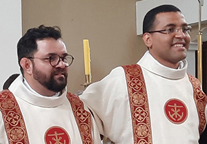 Diaconate Ordination of Mr. Antônio Wanderly O. Santos, C.S.C. (left) and Mr. Rivaldo Oliveira da Silva, C.S.C. (right)