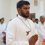 Mr. Nibin K. Cyriac, C.S.C., receives Profession Cross in the South India Province.